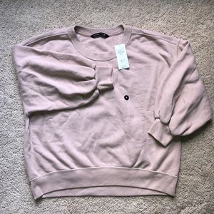 Abercrombie & Fitch Balloon Sleeve Crewneck